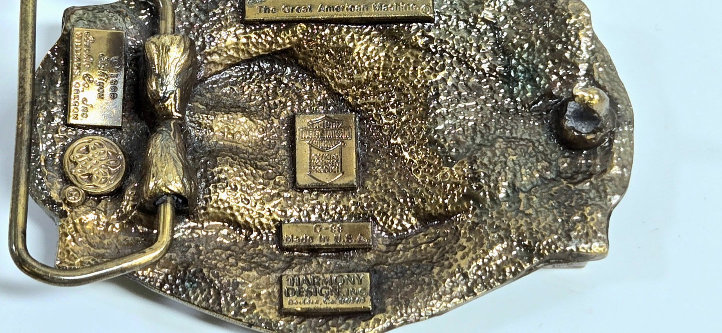 Vintage Harley-Davidson Eagle Belt Buckle