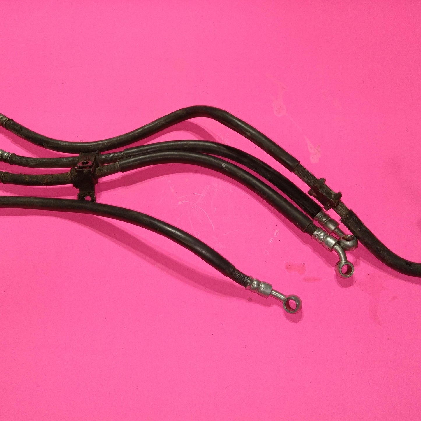 1995 SUZUKI BANDIT 600 OEM ENGINE MOTOR OIL COOLER HOSES X 4