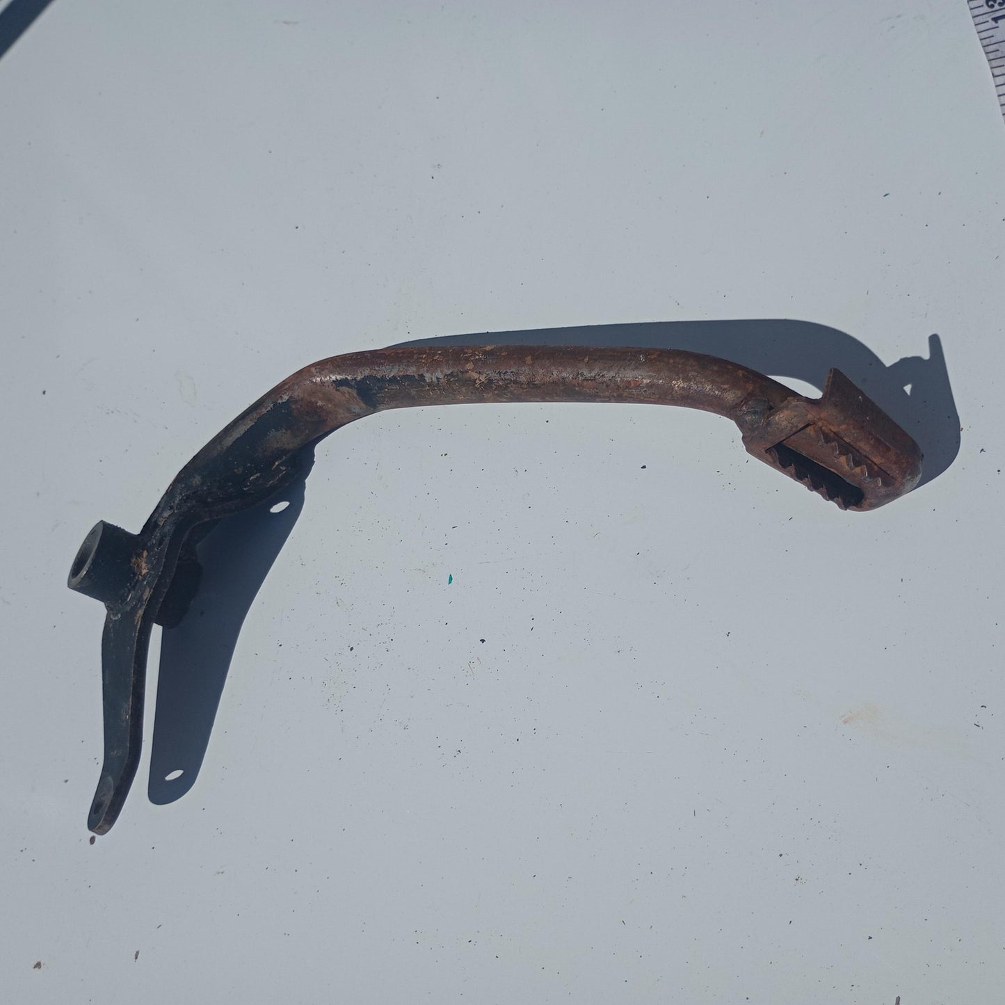 1980 YAMAHA MX100 OEM RIGHT REARSET BRAKE FOOT PEDAL