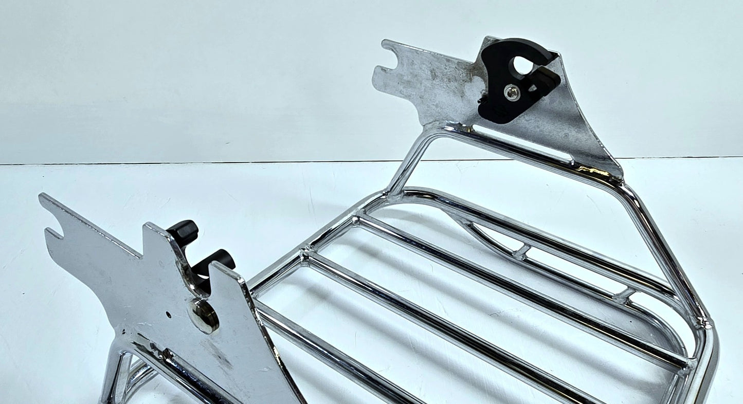 Cobra - 602-2500 - Luggage Rack Chrome for 2008 Harley-Davidson Road King