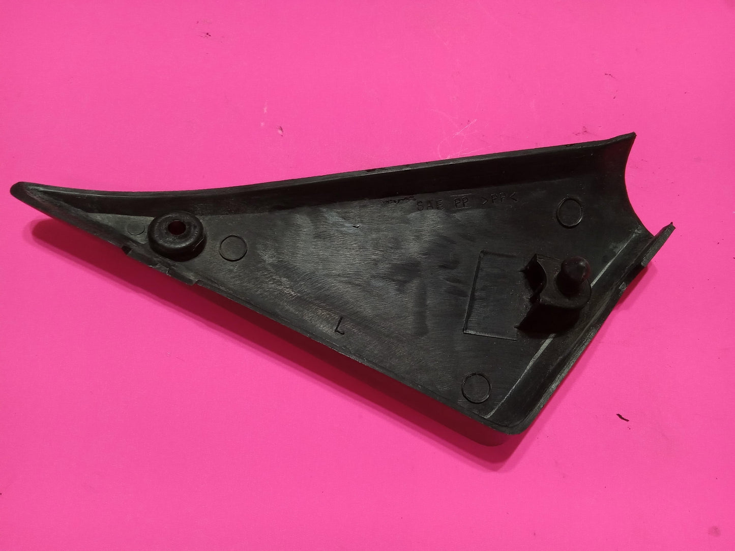 1995 SUZUKI 600 BANDIT BLACK OEM PLASTIC LEFT GAS TANK FUEL CELL PANEL COVER