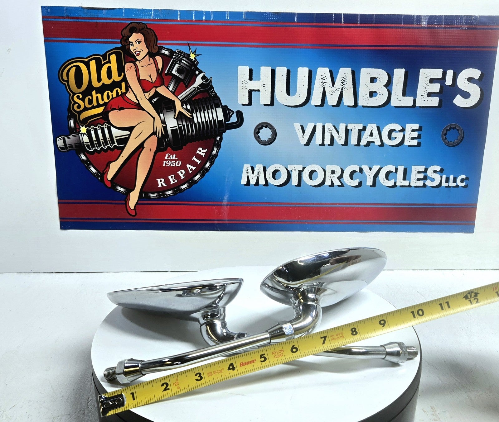 04 to 09 Yamaha XC125 Scooter OEM Rearview Mirror Set