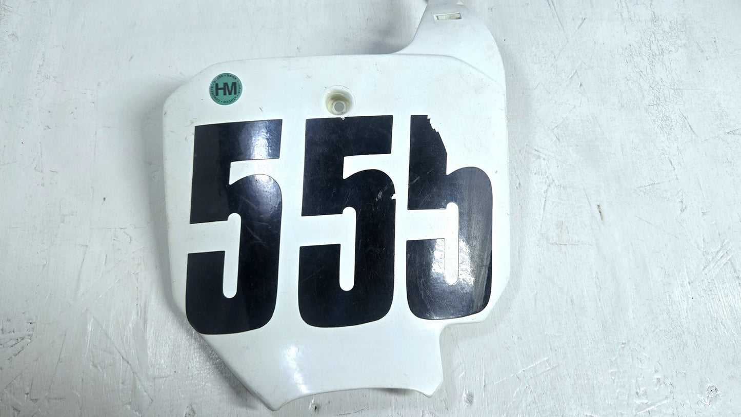 03 to 07 2005 Honda CR85 OEM Front and Side Number Plates