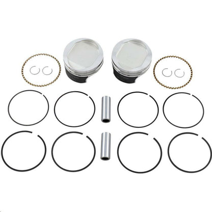 Wiseco - K0213PS - Tracker Series Piston Kit (1200cc, Reverse Dome), Standard...