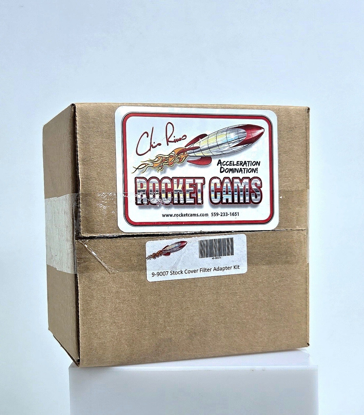 Rocket Cams - 9-9007 -Stock Cover Filter Adapter Kit M8 FLH models