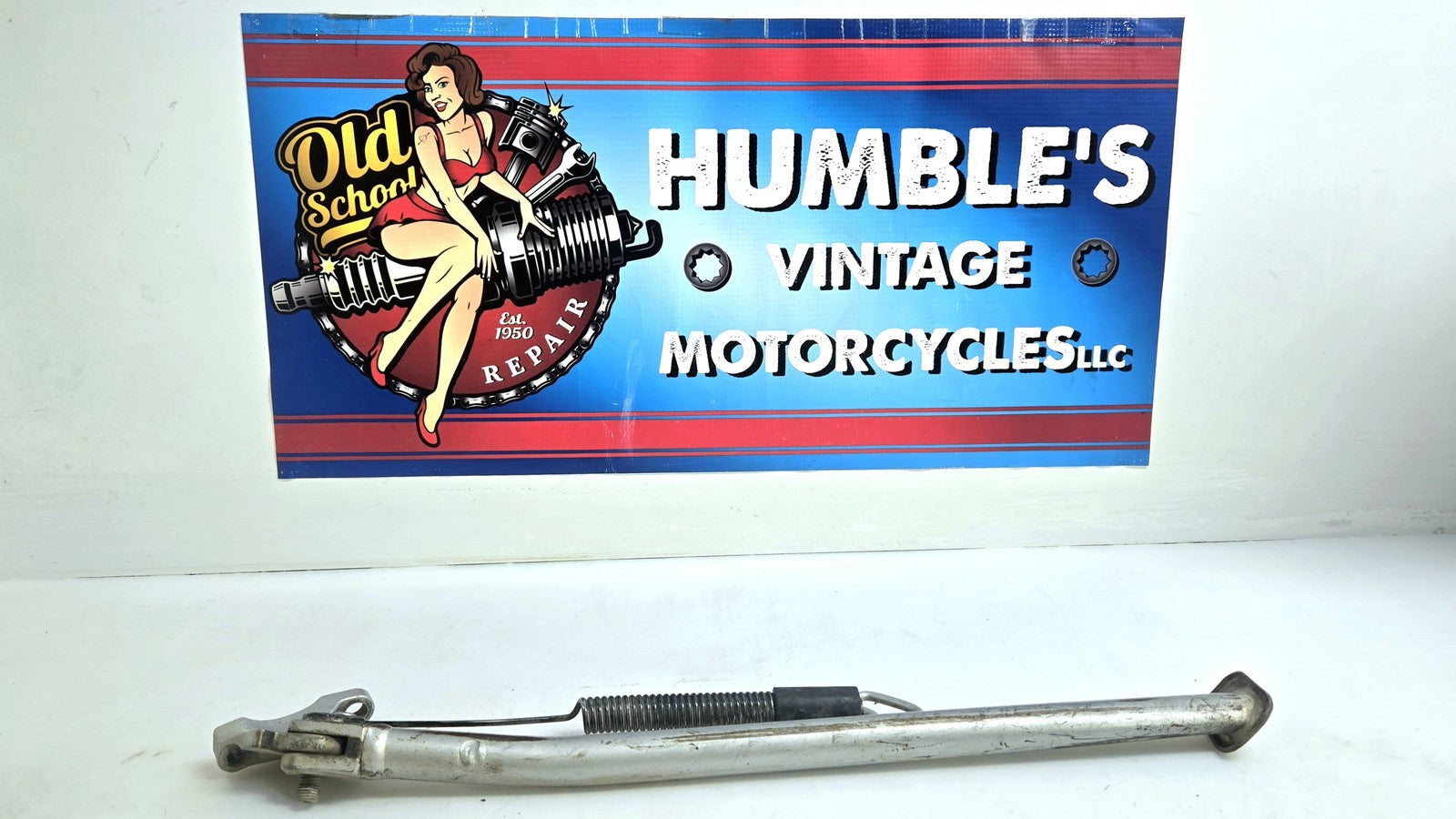 OEM 04 to 08 2004 Honda CRF250X Kickstand with Spring and Bracket Mount