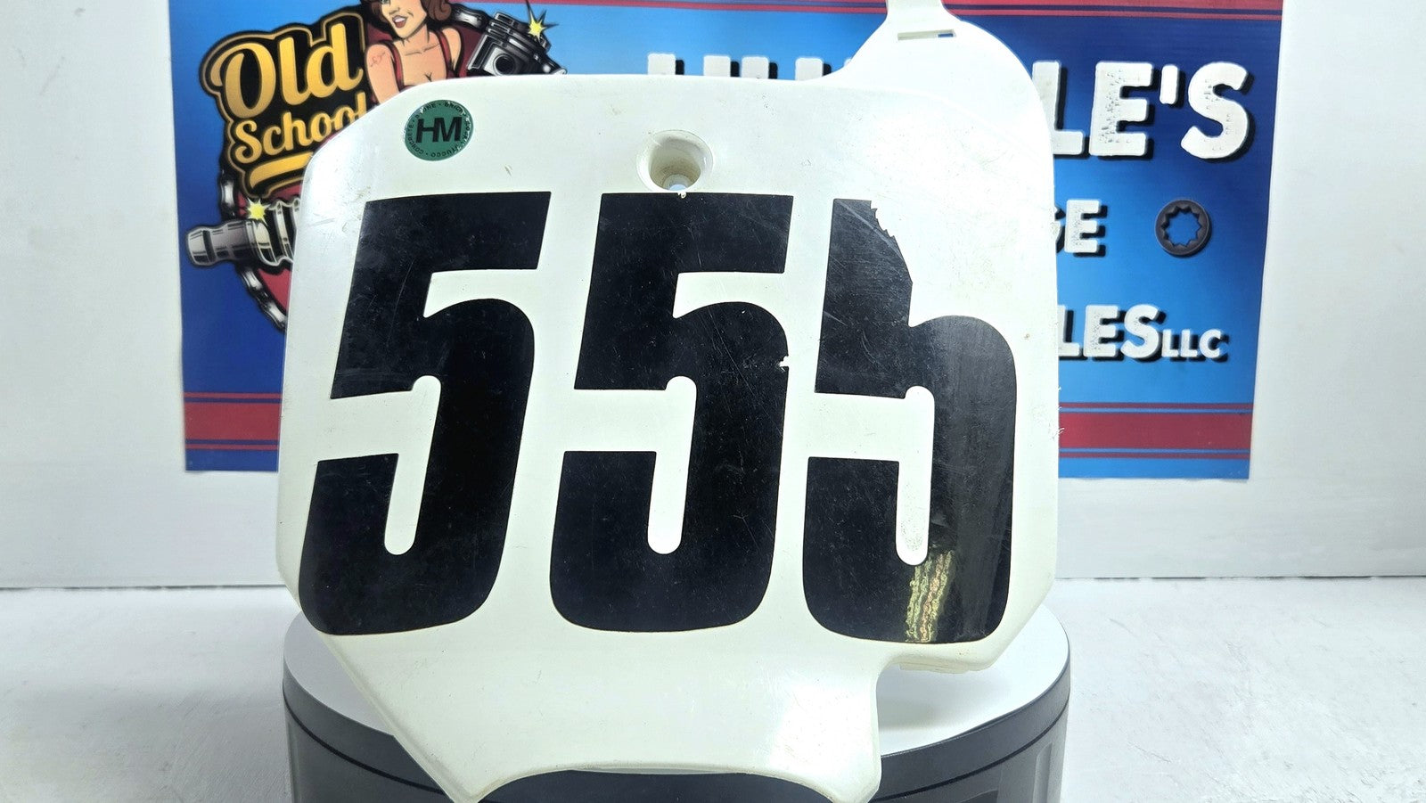 03 to 07 2005 Honda CR85 OEM Front and Side Number Plates