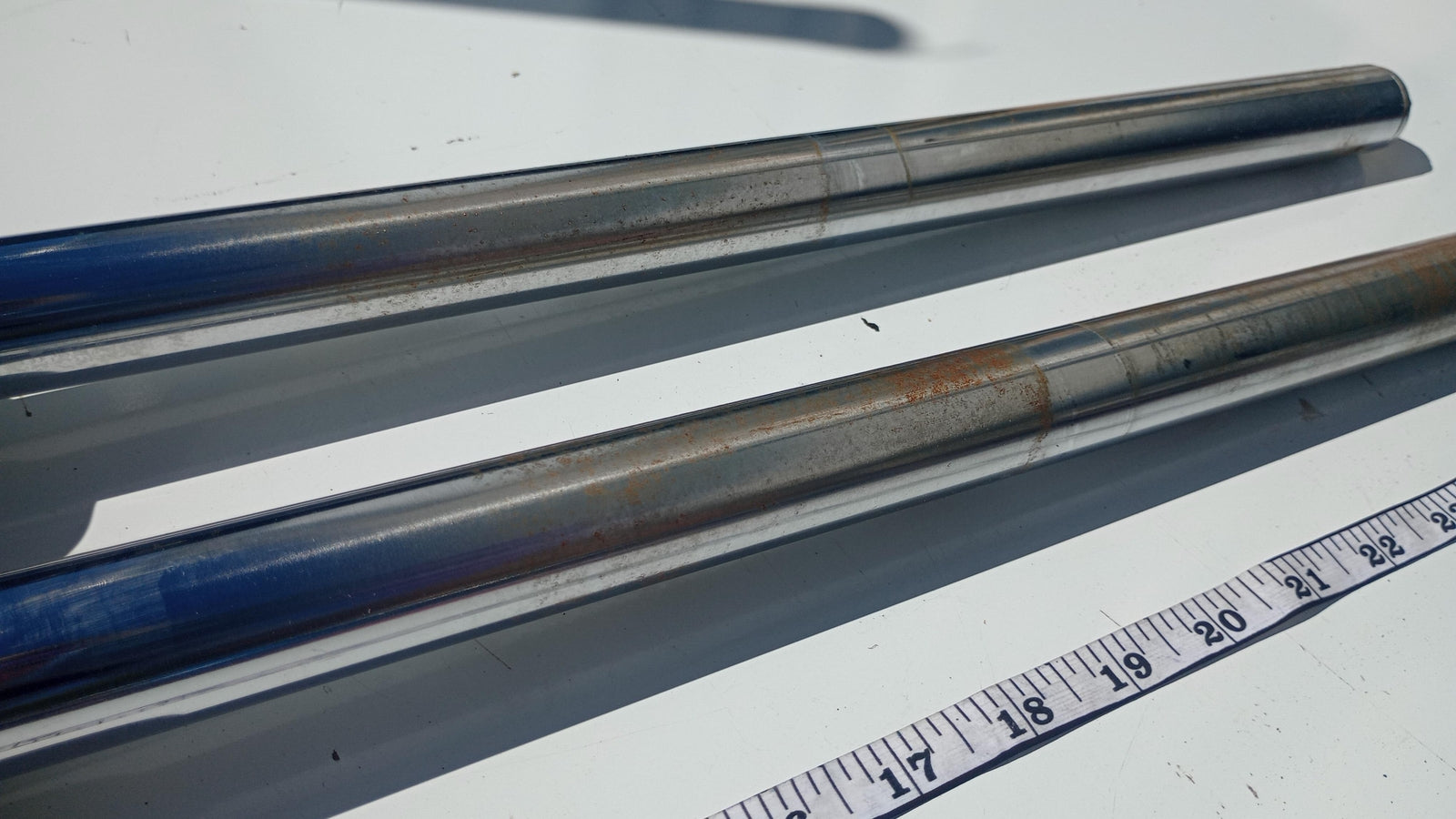 1980 YAMAHA MX100 OEM RIGHT LEFT FRONT SUSPENSION FORKS SHOCKS