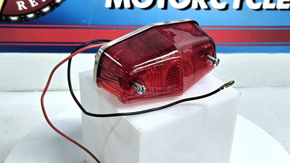 GENUINE Wassell Brand Lucas Style Motorcycle Tail Light WW19379