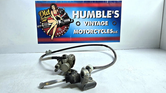 03 to 07 2005 Honda CR85 Brake Assembly with Master Cylinder, Line, and Caliper