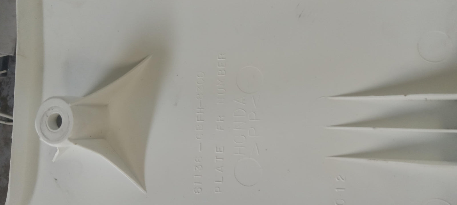 1996 HONDA CR80R OEM FRONT PLATE NUMBER COVER FAIRING COWL