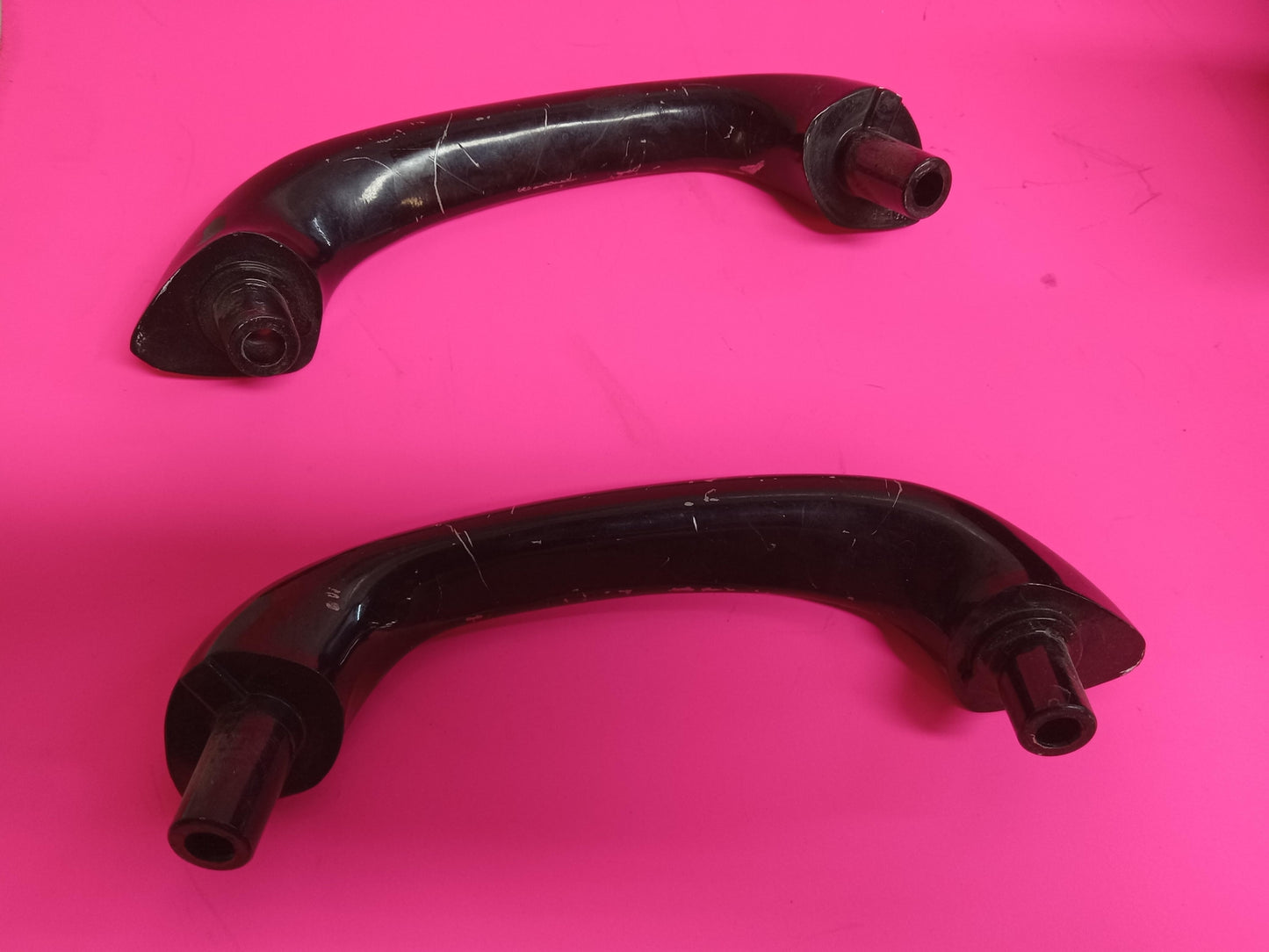 1995 SUZUKI KATANA 600 OEM PASSENGER REAR SEAT GRAB BAR HANDLE SET