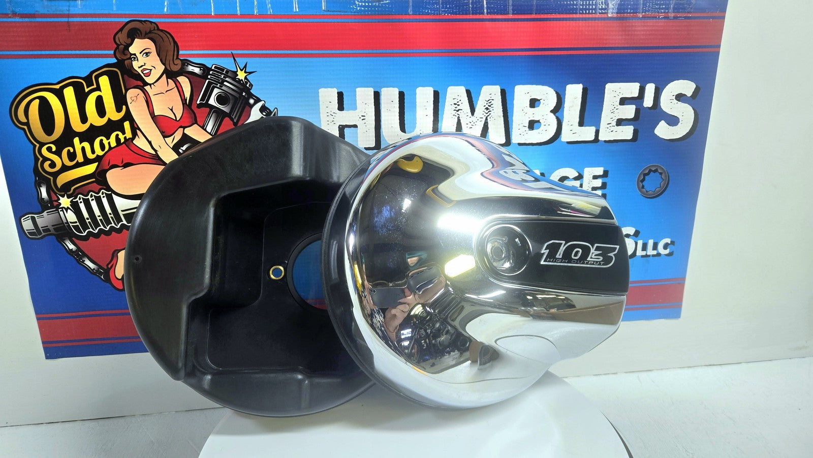Harley-Davidson Air Cleaner Cover and Back Plate 103 High Output