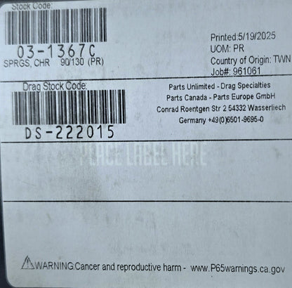 Progressive Suspension Front Springs BRAND NEW! 12 Series 03-1367C 90/130