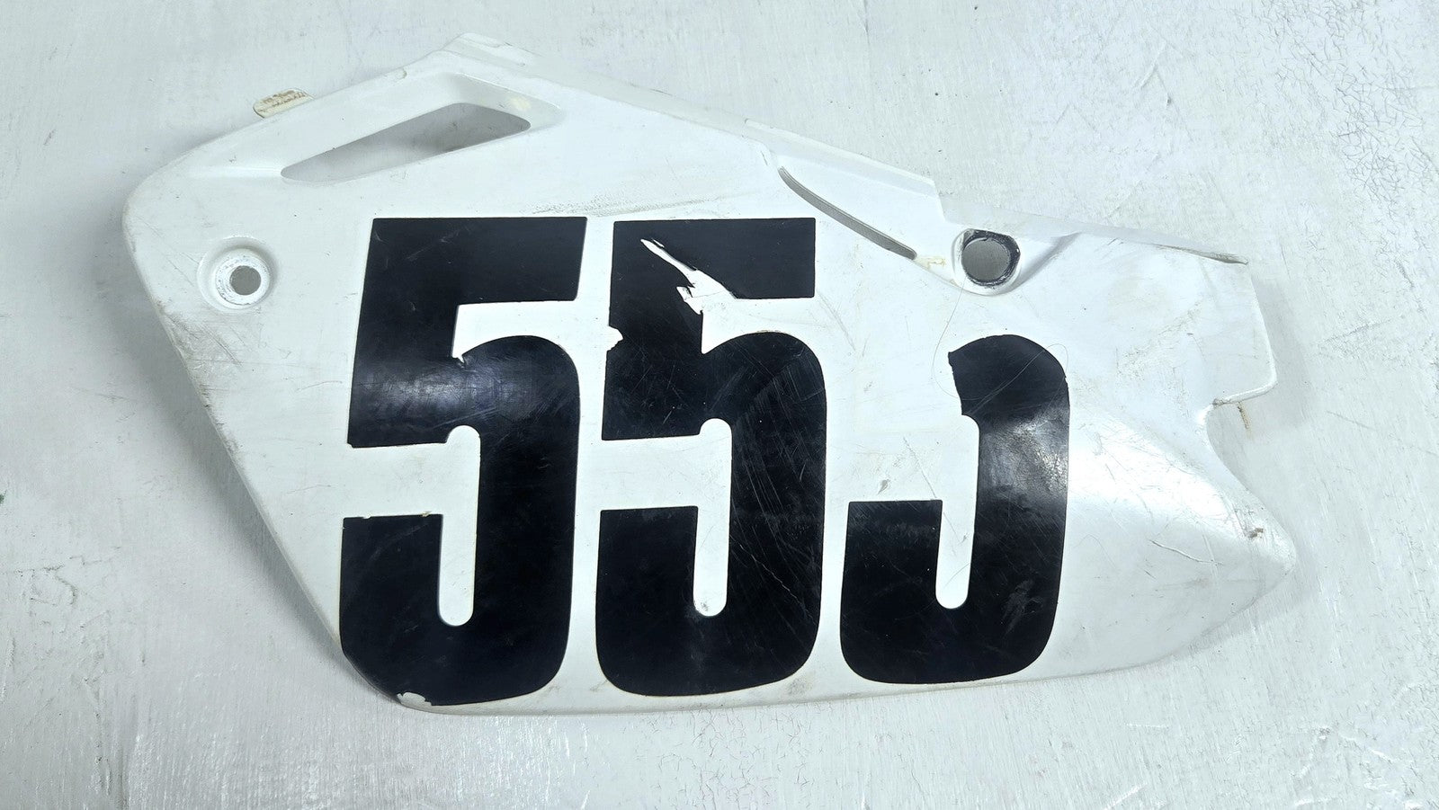 03 to 07 2005 Honda CR85 OEM Front and Side Number Plates