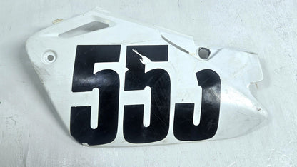 03 to 07 2005 Honda CR85 OEM Front and Side Number Plates