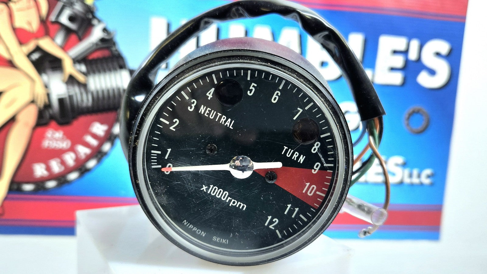 NOS OEM 70's CB CL Tachometer Gauge in Original Box with Harness 37240-354-008