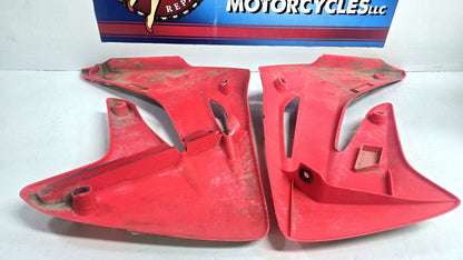 03 to 07 2005 Honda CR85 Side Panel Plastics OEM