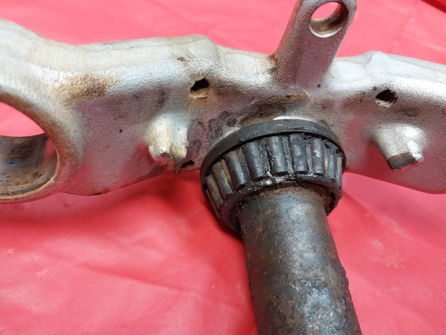 00-04 KAWASAKI KX65 FRONT FORKS LOWER UPPER TRIPLE TREE STEM CLAMP 44037-1397