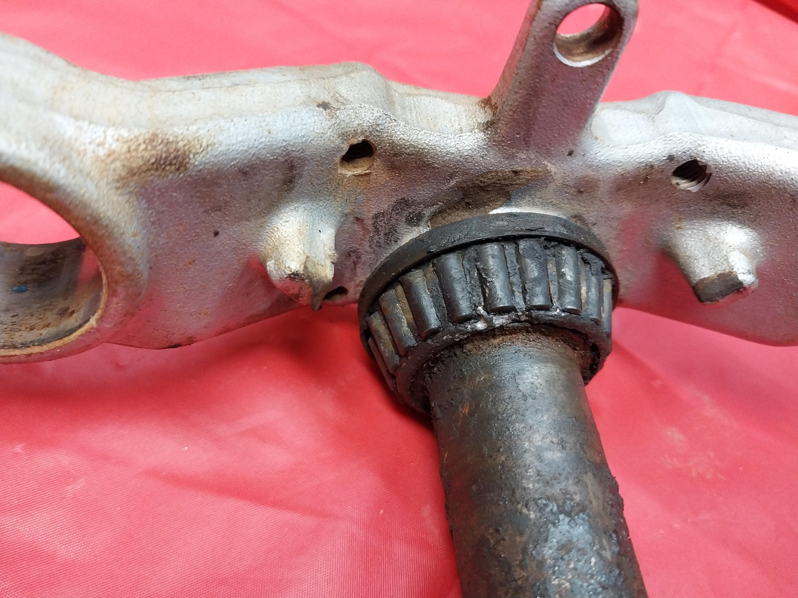 00-04 KAWASAKI KX65 FRONT FORKS LOWER UPPER TRIPLE TREE STEM CLAMP 44037-1397