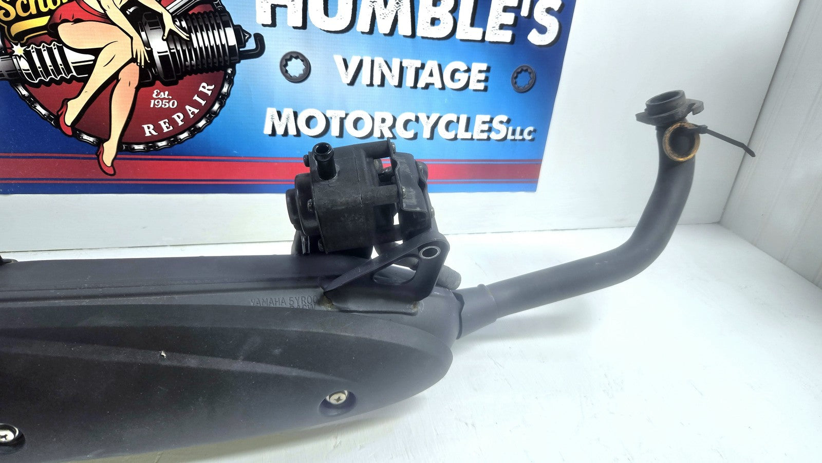 04-09 Yamaha XC125 Exhaust Header Pipe OEM