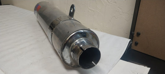 1995 SUZUKI  BANDIT 600 ALUMINUM EXHAUST PIPE MUFFLER SLIP ON CAN SILENCER