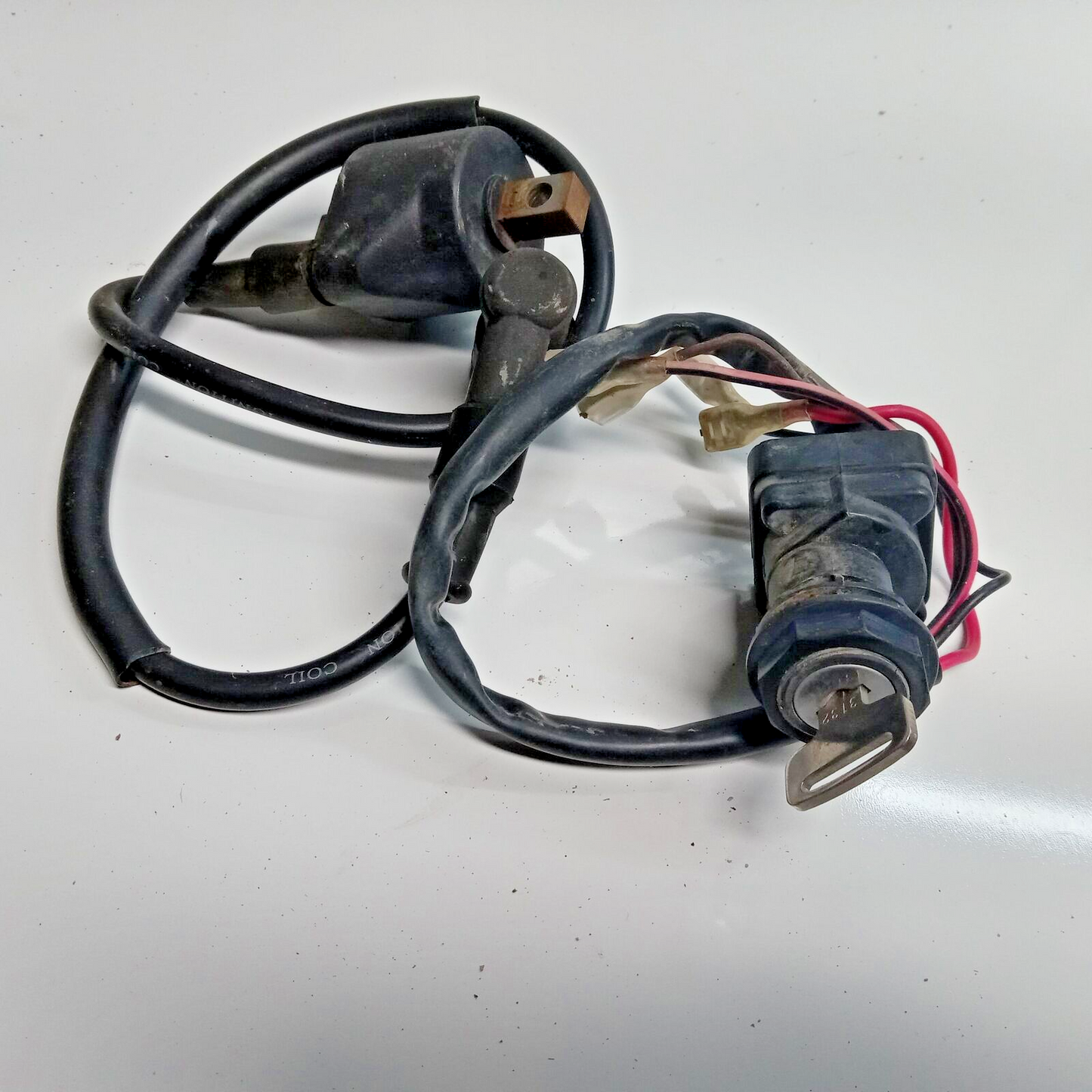 1996 POLARIS SPORTSMAN 400 OEM IGNITION MAIN SWITCH w/ key and ignition coil