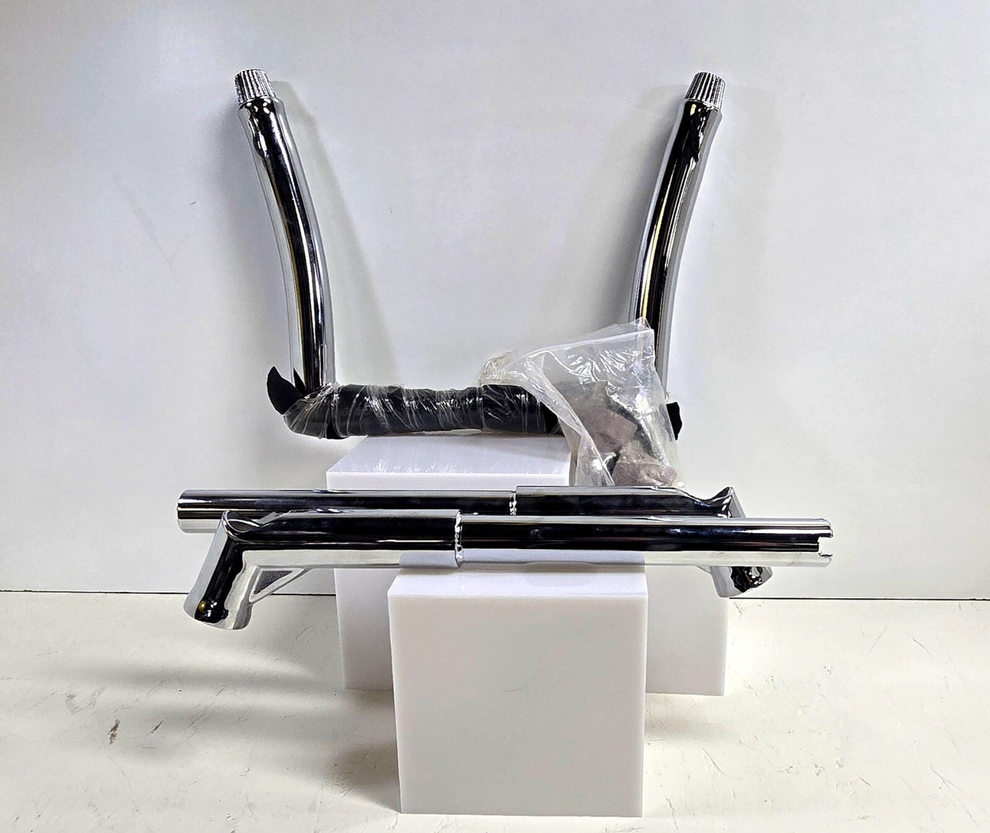 HANDLEBAR CALIBARZ 12" APES ADJUSTABLE 1-1/4" CHROME HARLEY  BAGGER CHOPPER