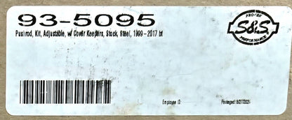 S&S Cycle - 93-5095 - Adjustable Pushrod Kit with Covers