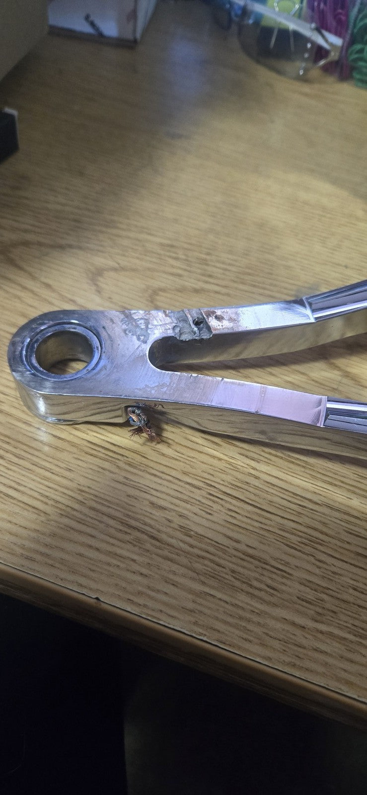 Used V-Twin Chrome Curved Cateye-Style Tail Lamp Assembly 33-0690