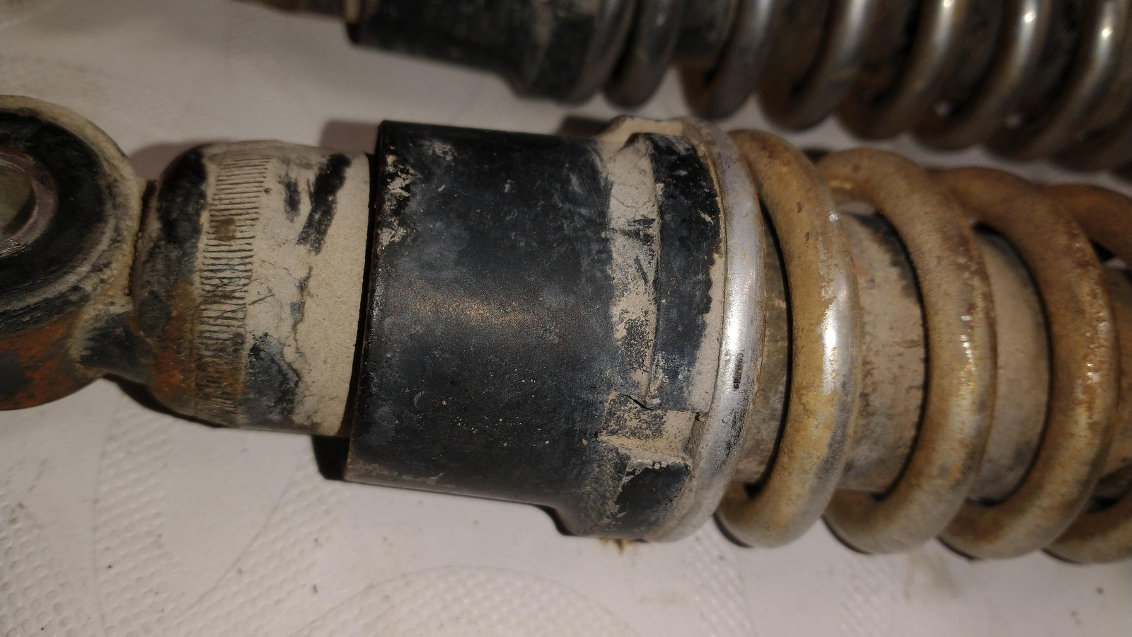 1975 HARLEY-DAVIDSON SX250 OEM LEFT RIGHT REAR BACK SHOCKS SHOCK SET PAIR