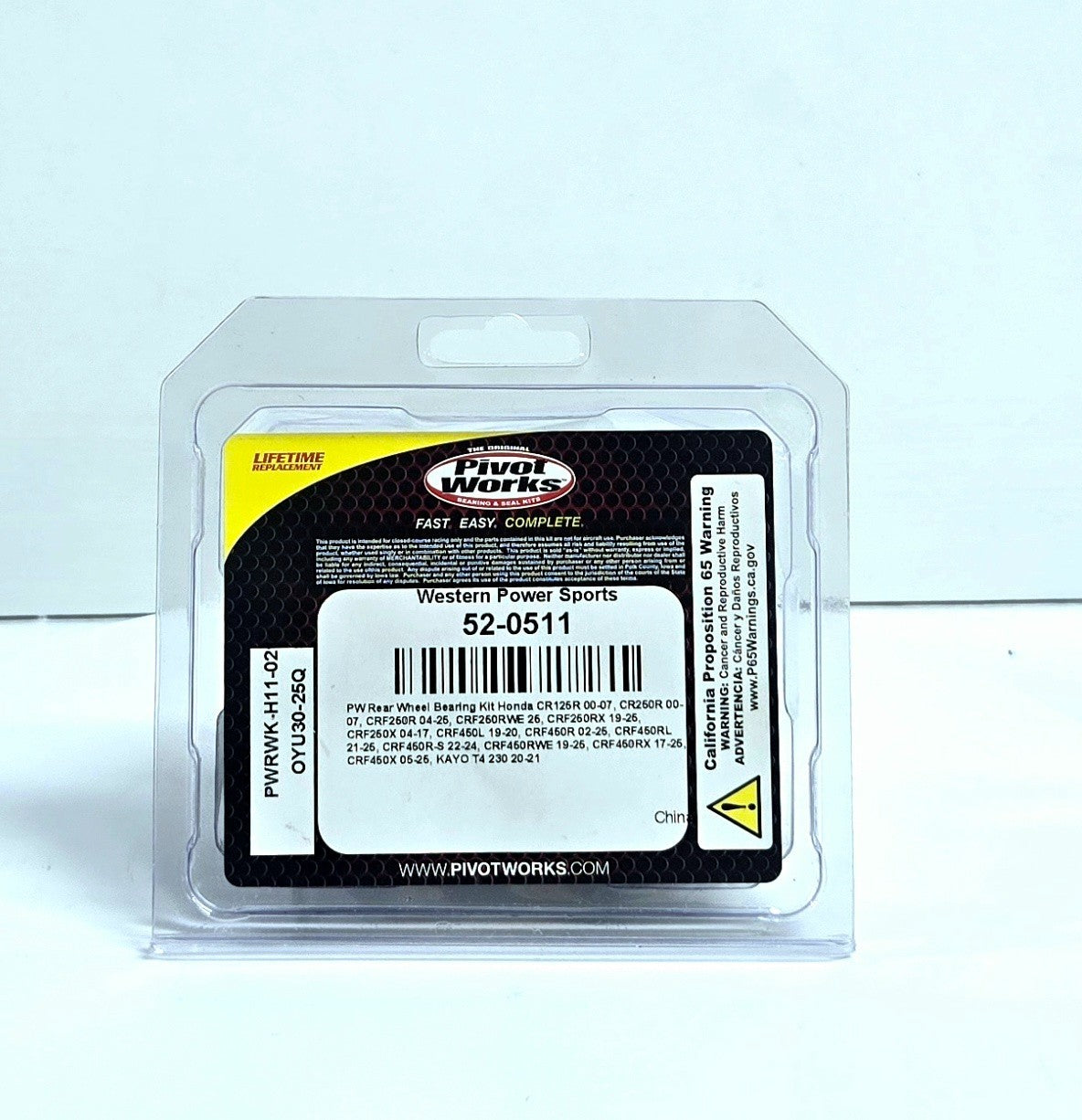 Pivot Works - PWRWK-H11-021 - Wheel Bearing Kit 52-0511