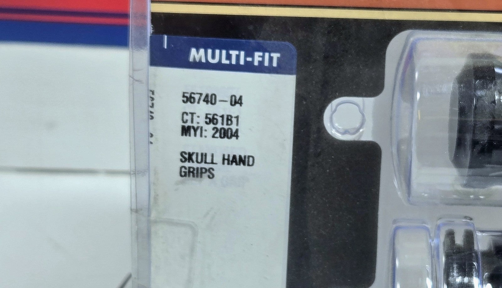 Genuine Harley-Davidson Multi-Fit Skull Hand Grips 56740-04