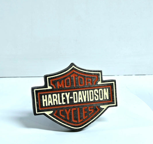 Harley Davidson Cycles Logo Trailer Hitch Plug Cover Universal Hitch Receiver