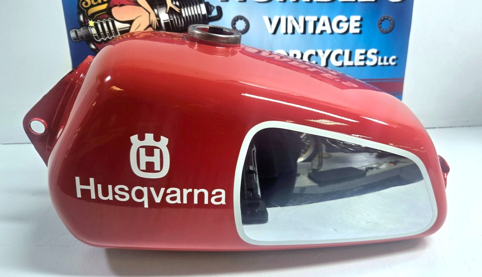 1974 Husqvarna CR250 WR250 Fuel Tank EXCELLENT CONDITION AHRMA