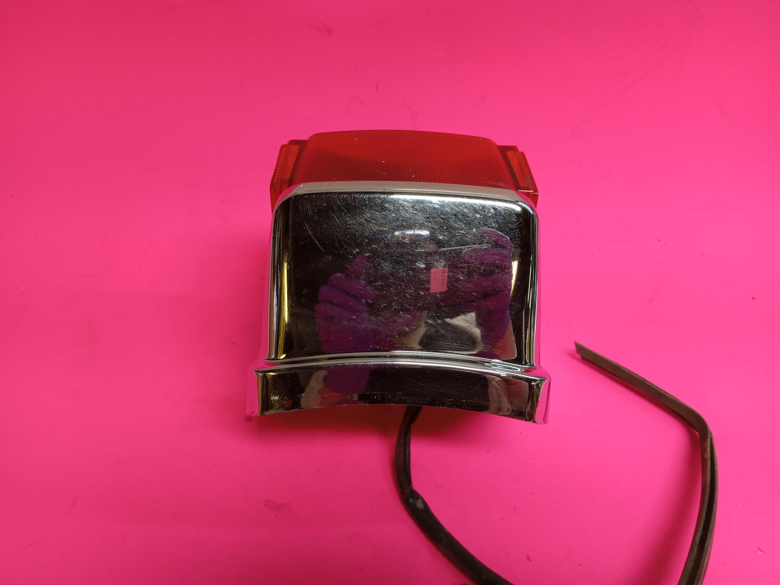 1981 YAMAHA VIRAGO 750 CHROME OEM REAR TAILLIGHT REAR TAIL BRAKE LIGHT