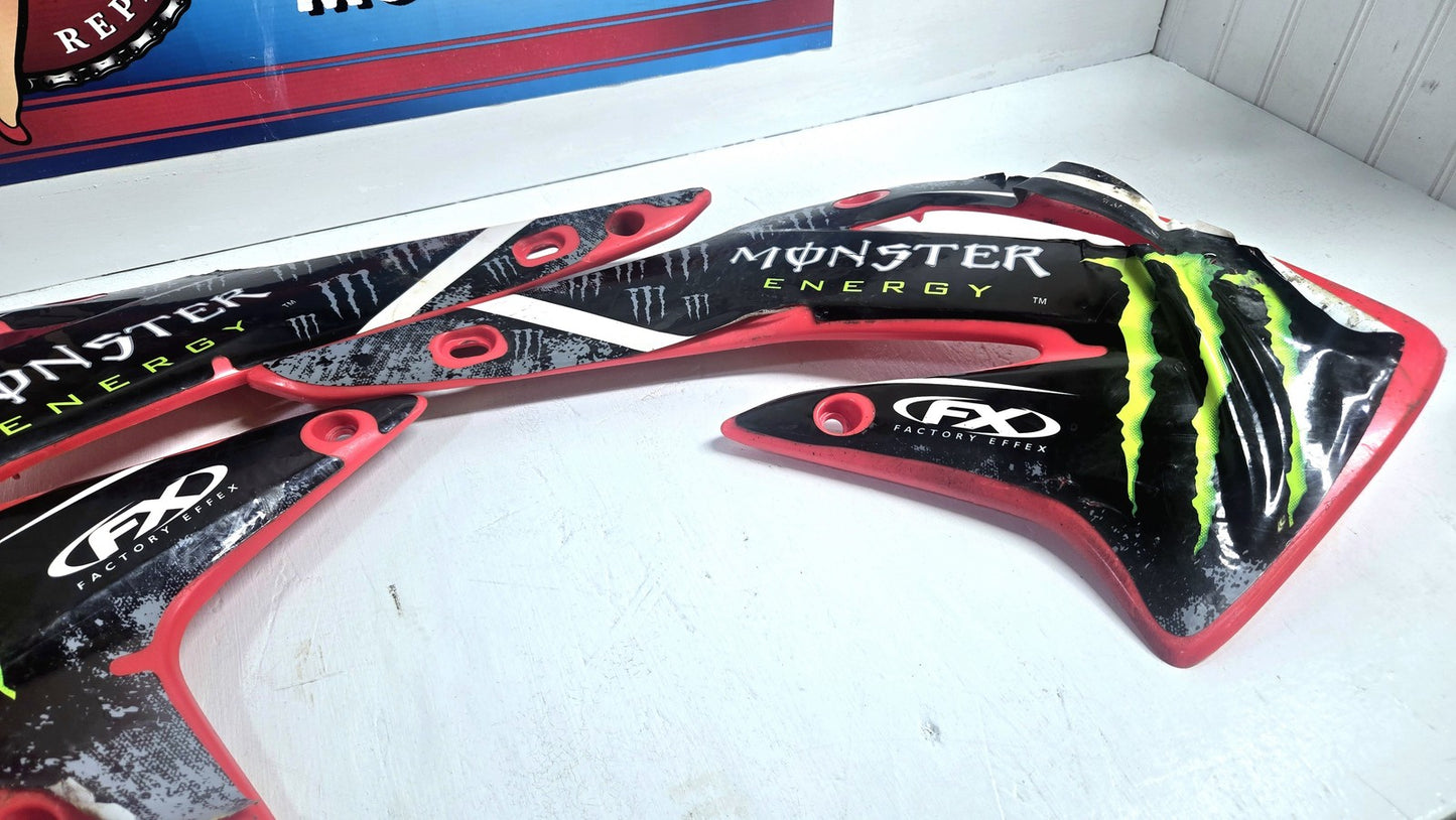 03 to 07 2005 Honda CR85 Side Panel Plastics OEM