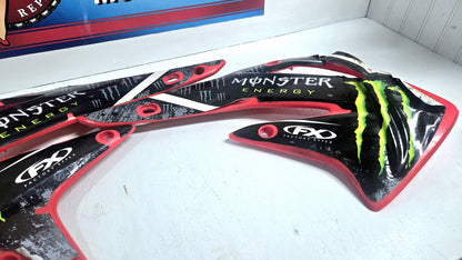 03 to 07 2005 Honda CR85 Side Panel Plastics OEM