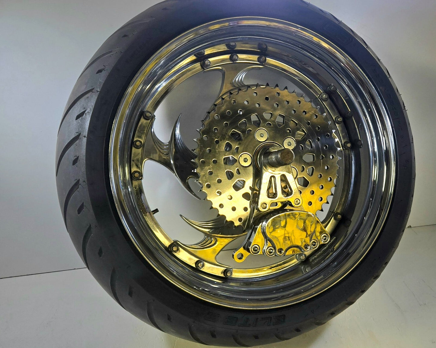 Harley-Davidson Custom Chopper Sawblade Style Rear Wheel