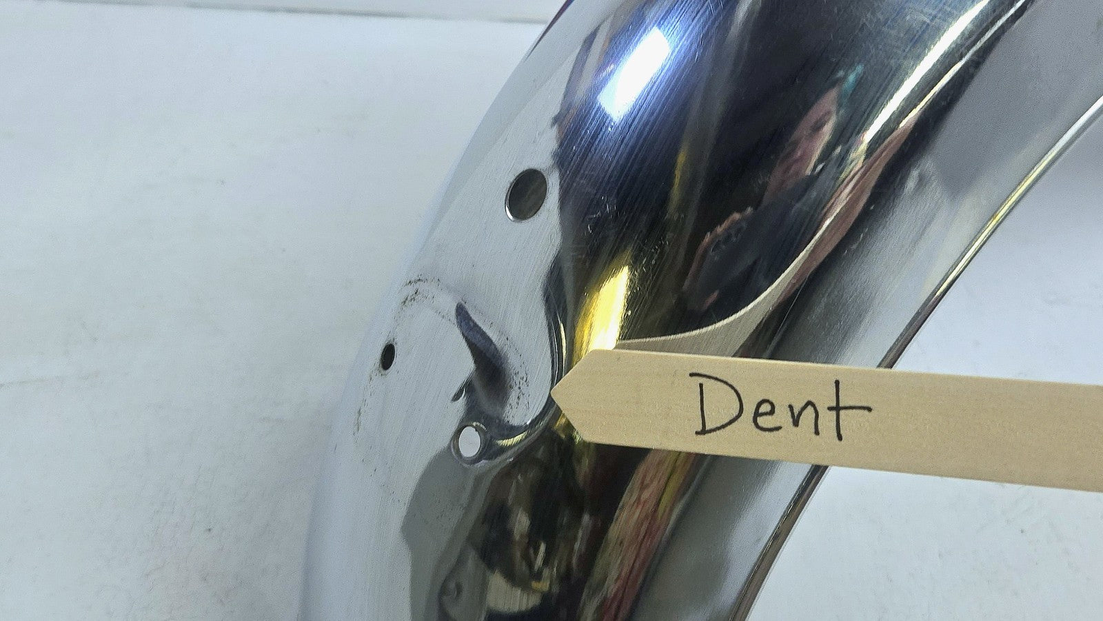 OEM Yamaha CS3C Rear Fender 1970 Chrome