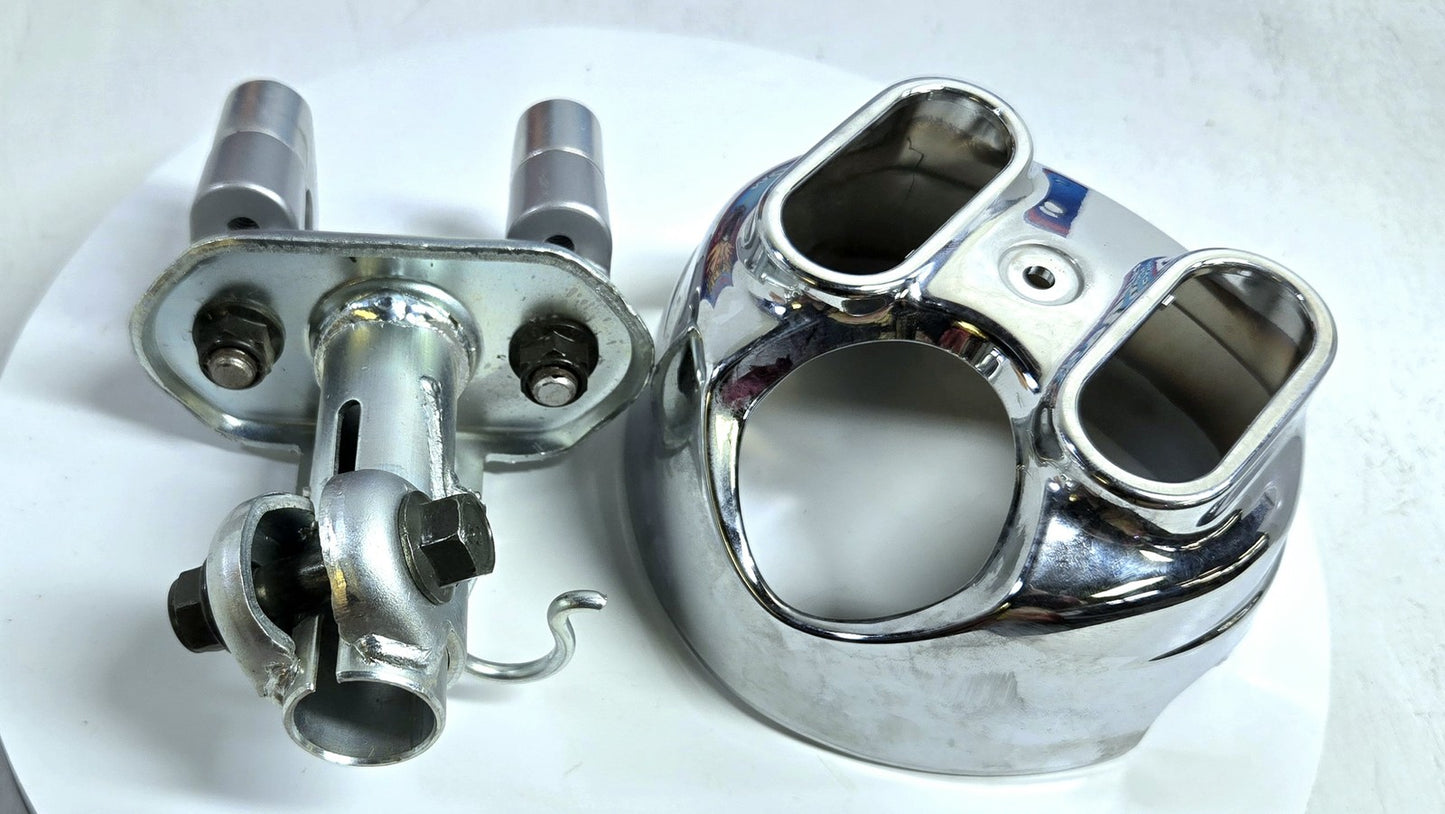 04 to 09 Yamaha XC125 Handlebar Mount Clamp with Cover