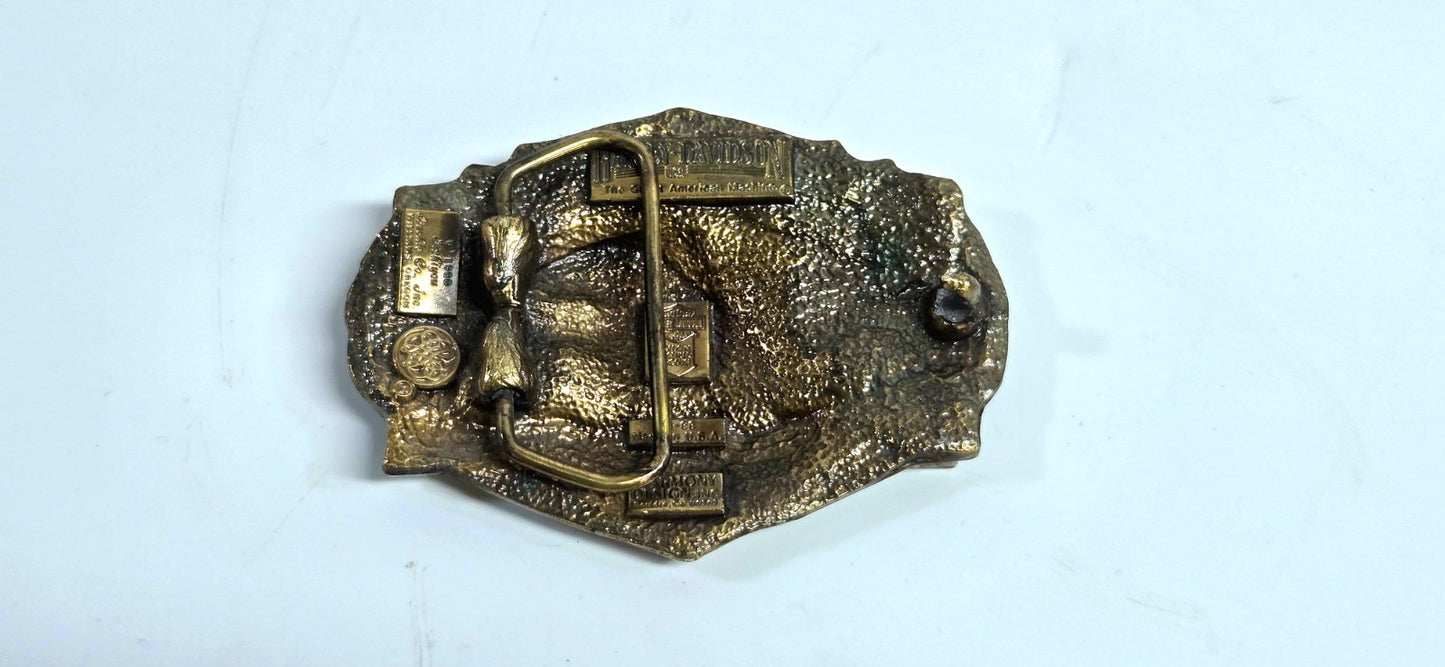 Vintage Harley-Davidson Eagle Belt Buckle