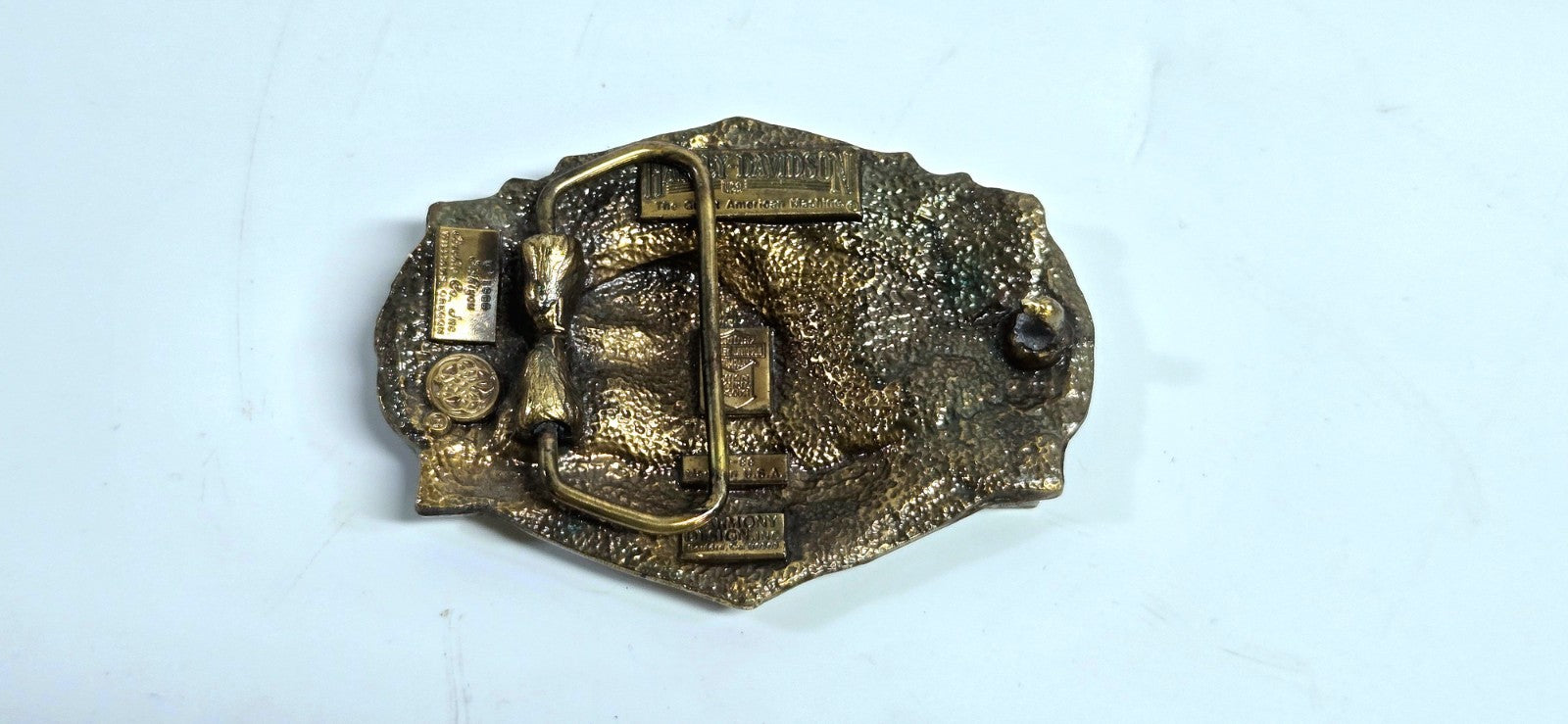 Vintage Harley-Davidson Eagle Belt Buckle