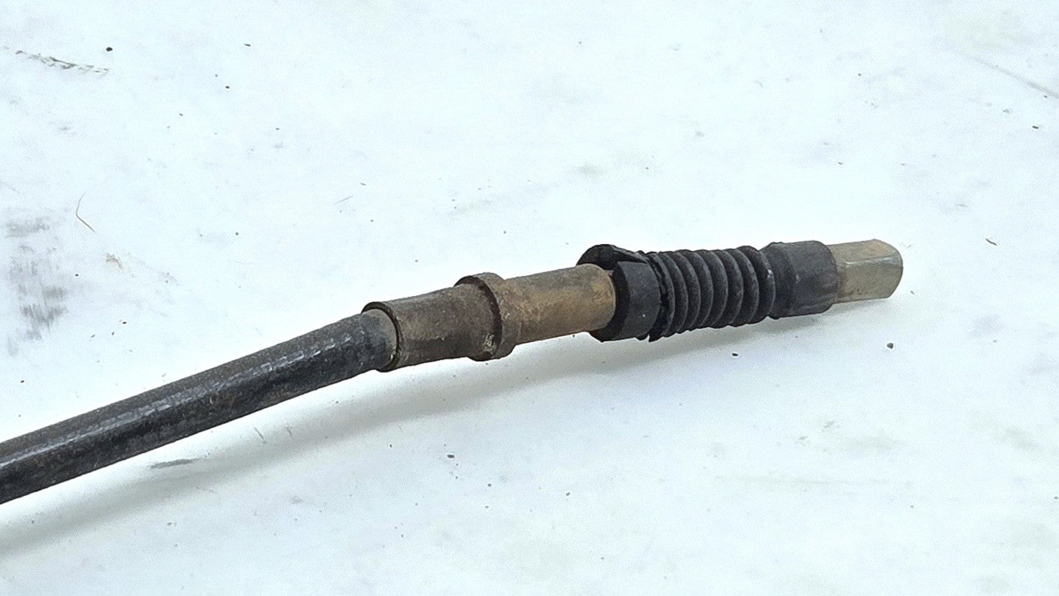 OEM 1979 1980 Suzuki PE250 Brake Lever and Brake Line