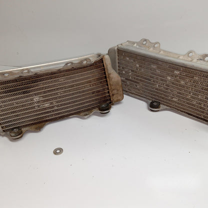 2003 YAMAHA WR450F OEM ENGINE MOTOR COOLING COOLER RADIATOR PAIR