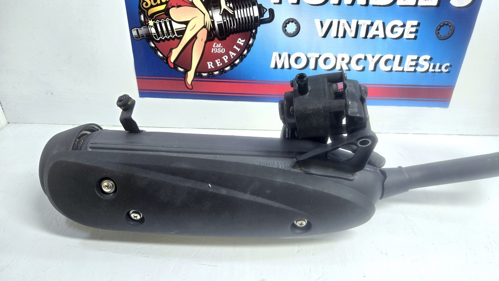 04-09 Yamaha XC125 Exhaust Header Pipe OEM