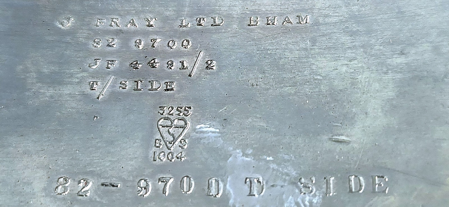 TRIUMPH BONNEVILLE, TIGER, TROPHY 500 & 650 TANK BADGE SET 1969-79 PN# 82-9700/1