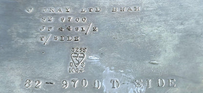 TRIUMPH BONNEVILLE, TIGER, TROPHY 500 & 650 TANK BADGE SET 1969-79 PN# 82-9700/1