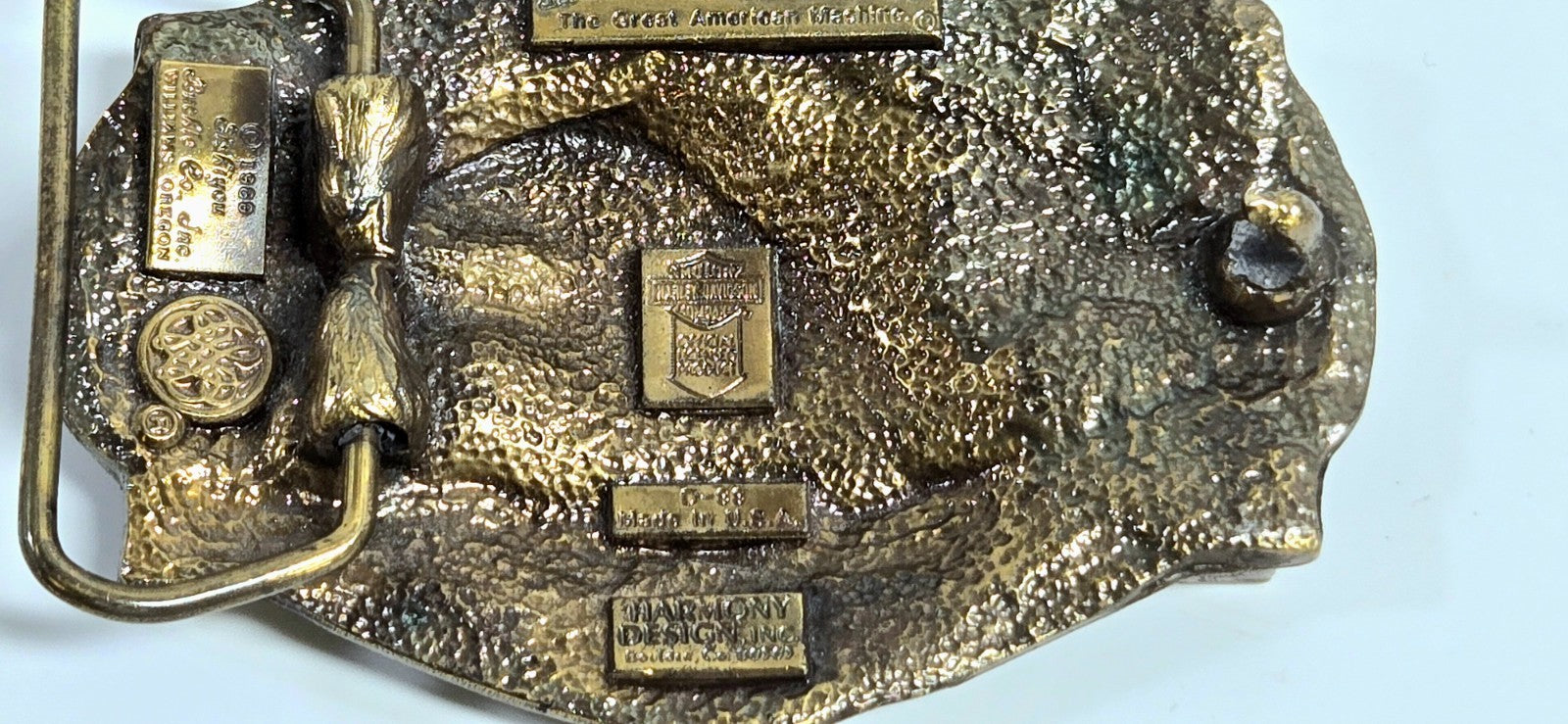 Vintage Harley-Davidson Eagle Belt Buckle