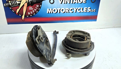 1979 1980 Suzuki RM60 Brake Drums and Shoes